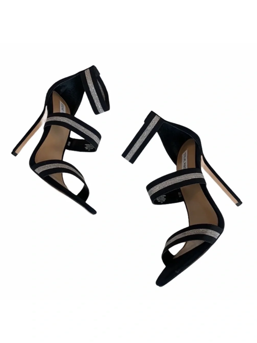 Steve Madden Carina Fabric Peep Toe Sandals Size 10